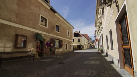 Straßen-In-Der-Historischen-Stadt-Dürnstein