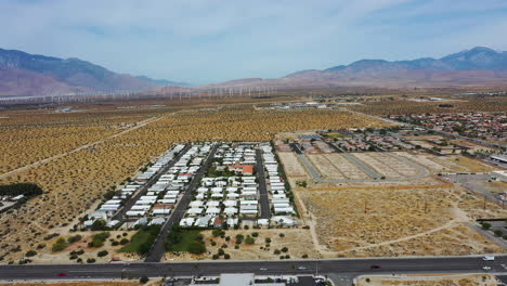 Mobile-Home-Park-In-City-Of-Desert-Hot-Springs-In-Riverside-County,-California