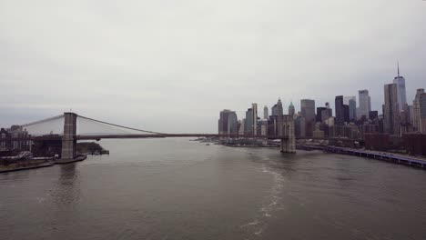 Entire-Brooklyn-Bridge-View-From-Elevated-Point-Pan-Left