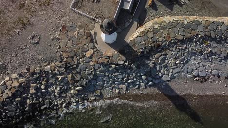 Aerial-footage-of-the-Scituate-Lighthouse