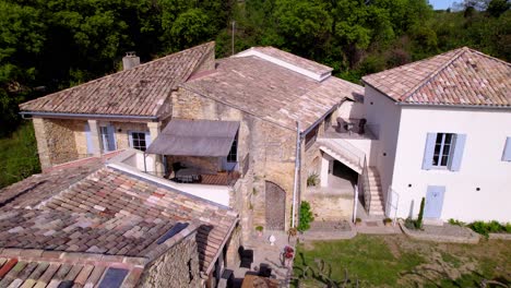 Slow-establishing-shot-of-a-balcony-within-a-luxury-villa-compound-in-Tresques