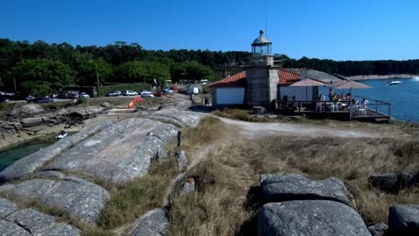 View-Of-Punta-Cabalo-Lighthouse-On-Arousa