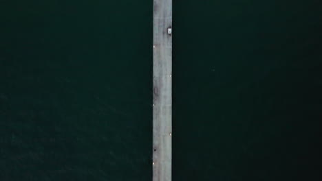 View-Above-Hermosa-Beach-Pier-At-Hermosa-Beach-In-Los-Angeles,-California