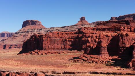 Utah-Mountains-Sandstein-Drohnenaufnahme