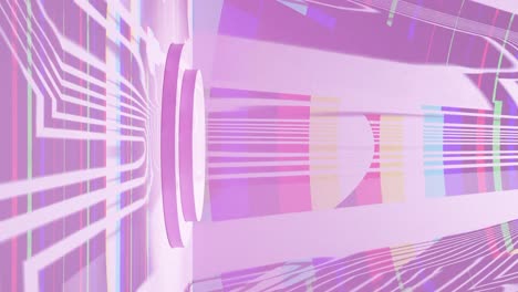 Produktanzeige-Für-E-Commerce-Verkaufsrabatt-Mit-Flüssigem-Hintergrund,-3D-Rendering-Animation-Mit-Psychedelischem-Disco-Effekt-Im-Retro-Vintage-Stil