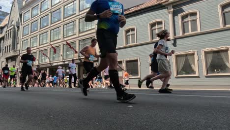 19-may-2024,-Rimi-Riga-Marathon-Latvia:-Marathon-Runners-Crowd-10km-Distance-Front-View