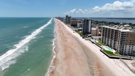 Strandluftaufnahme-Nach-Unten-Kippen-Daytona-Beach-Florida