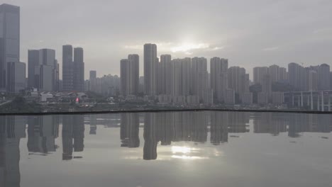 La-Noche-Cae-Sobre-La-Ciudad-De-Chongqing