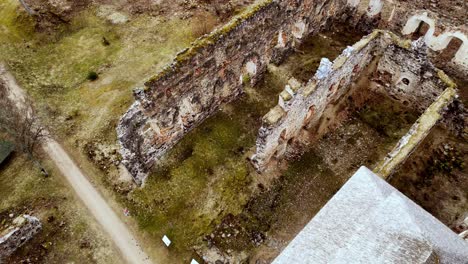 Rauna-Medieval-Castle-Ruins-In-Vidzeme-Region-of-Latvia
