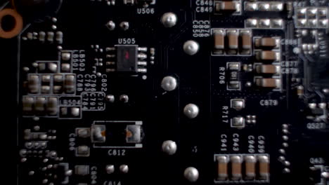 Foto-Macro-De-Pcb-De-Puntos-De-Soldadura-De-Tarjetas-Gráficas