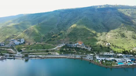 A-mountain-at-the-foot-of-the-Sea-of-Galilee