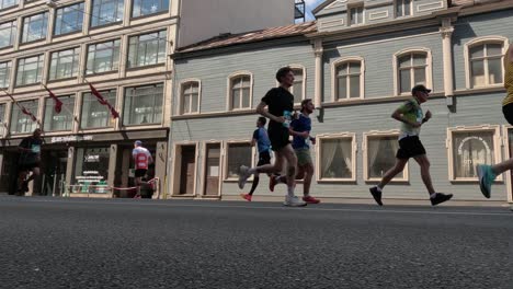 19-may-2024,-Rimi-Riga-Marathon-Latvia:-Marathon-Runners-Crowd-10km-Distance-Front-View