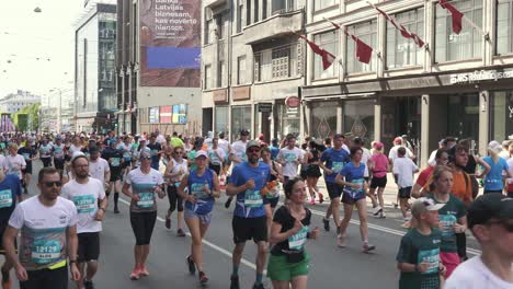 19-may-2024,-Rimi-Riga-Marathon-Latvia:-Marathon-Runners-Crowd-10km-Distance-Front-View