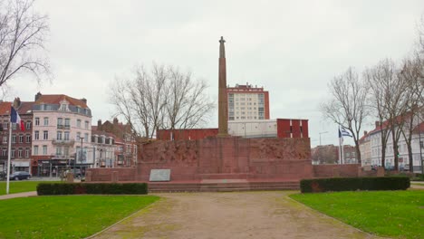 Das-Denkmal-Der-Marinefüsiliere-In-Dünkirchen-Erinnert-An-Die-Schützen-Im-Ersten-Weltkrieg