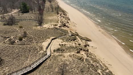 High-altitude-aerial-of-the-sprawling-boardwalk