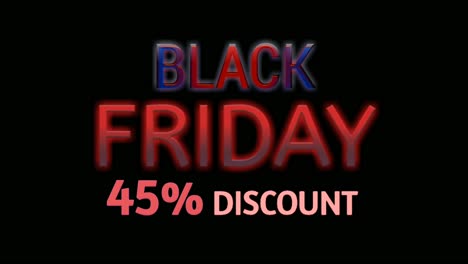 Black-Friday-sale-45%-discount-neon-text-animation-motion-graphics-banner-sign-for-promo-video