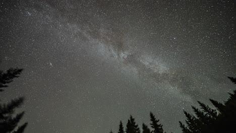 La-Vía-Láctea-En-El-Cielo-Nocturno-Estrellado