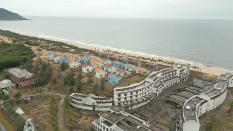 Slow-Motion-Pull-Back-Over-Abandoned-Multi-Million-Dollar-Resort-In-Lang-Co-Vietnam