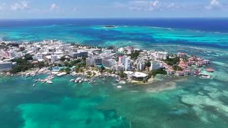 Playa-Spratt-Bight-En-San-Andrés-En-La-Isla-Caribeña-De-Colombia