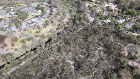 Vista-Aérea-De-Drones-Desde-Un-Sistema-Fluvial-Hasta-La-Playa-De-Victor-Harbour