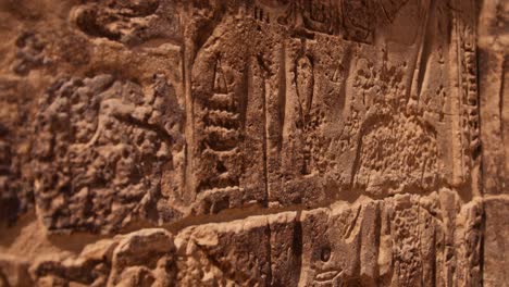 Detailed-Hieroglyphic-Carvings-on-Ancient-Egyptian-Temple-Wall