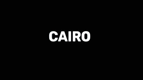 Eine-Glatte-Und-Hochwertige,-Silberne-3D-Text-Enthüllung-Der-Hauptstadt-&quot;Kairo