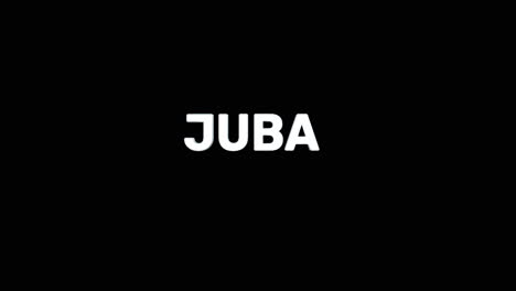 A-smooth-and-high-quality,-silver-3D-text-reveal-of-the-capital-city-"JUBA