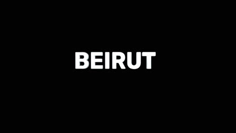 A-smooth-and-high-quality,-silver-3D-text-reveal-of-the-capital-city-"BEIRUT