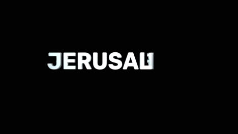 A-smooth-and-high-quality,-silver-3D-text-reveal-of-the-capital-city-"JERUSALEM