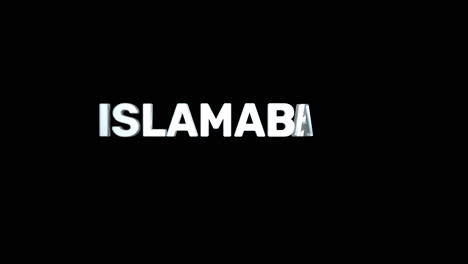 Eine-Glatte-Und-Hochwertige,-Silberne-3D-Text-Enthüllung-Der-Hauptstadt-&quot;Islamabad