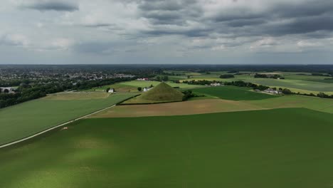 Löwenhügel-Denkmal,-Schlacht-Bei-Waterloo,-Braine-l&#39;Alleud,-Belgien,-Juni-2022