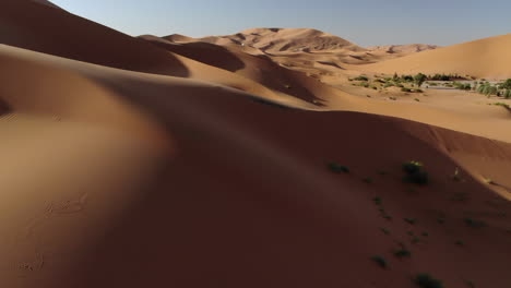 Sanddünen-In-Der-Wüste-Merzouga,-Marokko