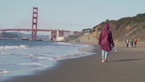 Slow-Motion-View-on-Golden-Gate-Bridge,-San-Francisco