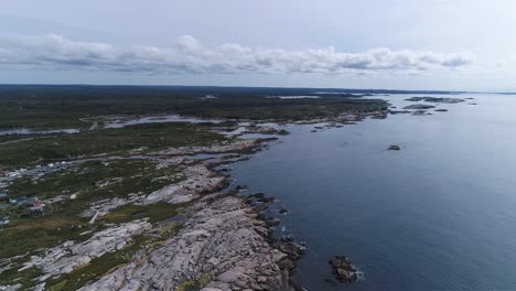 I-launched-my-drone-for-a-quick-flight-around-Peggy's-Cove,-what-a-beautiful-spot