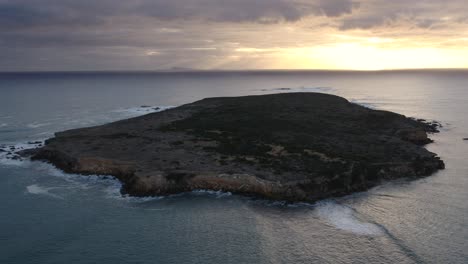 Drohnenaufnahmen-Der-Küste-Der-Yorke-Halbinsel-In-Südaustralien-Bei-Sonnenuntergang