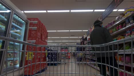 POV-From-Inside-Trolly-Moving-Along-In-Tescos