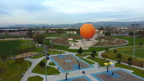 Sports-and-recreation-at-Great-Park-Irvine,-Orange-County