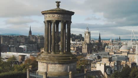 View-from-Carlton-Hill-in-Edinburgh,-Scotland