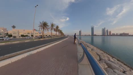 Blick-Auf-Die-Etihad-Towers-In-Abu-Dhabi