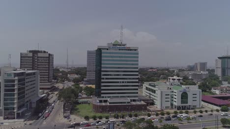 Aerial-view-Greater-Accra-Ghana,-Accra-central