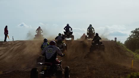 Quad-racing-competition-championship-in-Berlin,-Germany