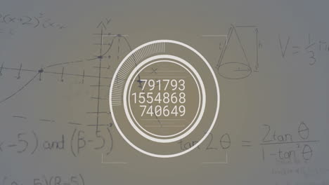 Animation-of-digital-data-processing-over-mathematical-formulae