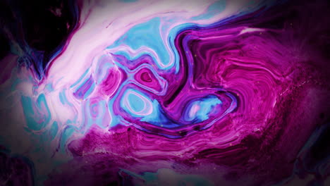 Animation-of-blue-and-red-liquid-background