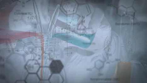 Animación-Del-Procesamiento-De-Datos-Científicos-En-Vasos-De-Laboratorio.