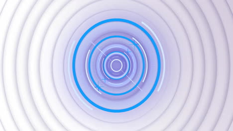 Animación-Del-Procesamiento-Del-Escáner-Circular-Azul-Y-Blanco-Sobre-Anillos-Concéntricos-Blancos-Y-Grises.