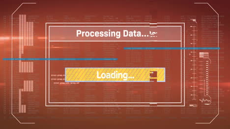 Animation-of-loading-bar-over-data-processing