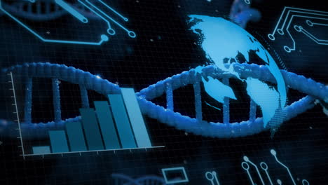 Animation-Der-Digitalen-Datenverarbeitung-über-DNA-Strang