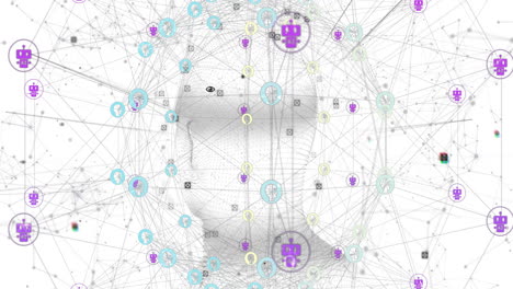 Animation-Von-Robotersymbolen-über-Einem-Digitalen-Menschen-Mit-Verbindungen