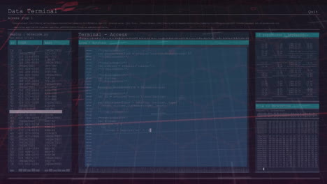 Animación-Del-Procesamiento-De-Datos-Sobre-Formas-En-Movimiento