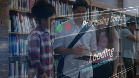 Animation-of-data-processing-over-diverse-students-learning-in-library